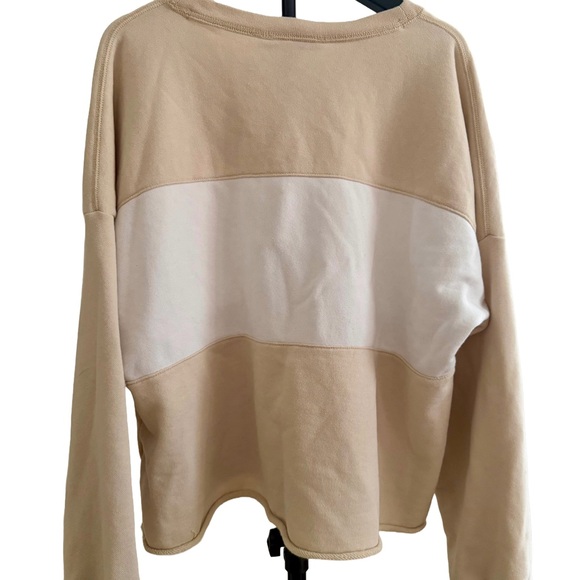 Abercrombie & Fitch Women's Cream Sweatshirt size XL - Picture 3 of 3